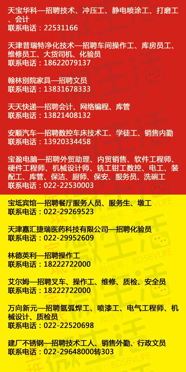 武清杨村最新招聘信息，时代脉搏下的新机遇招募启事