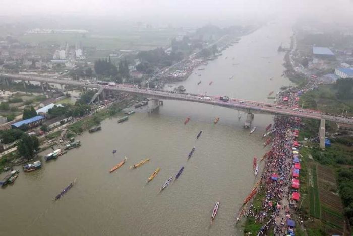 最新无为三汊河龙舟赛,传统与现代的完美交融