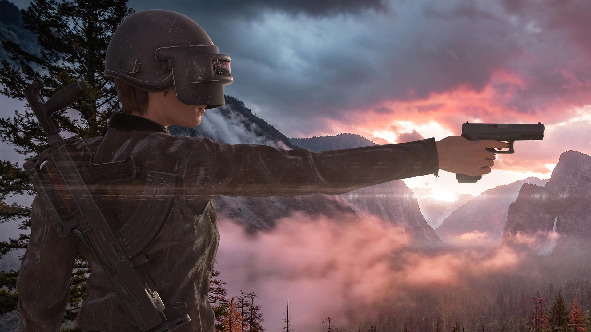 最新和平精英游戏探索自然美景之旅,吃鸡与内心和谐的追求