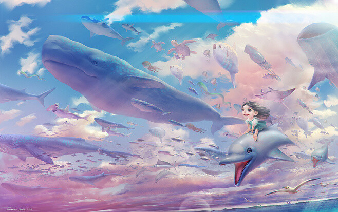 鲸动漫，奇幻海洋世界探索之旅