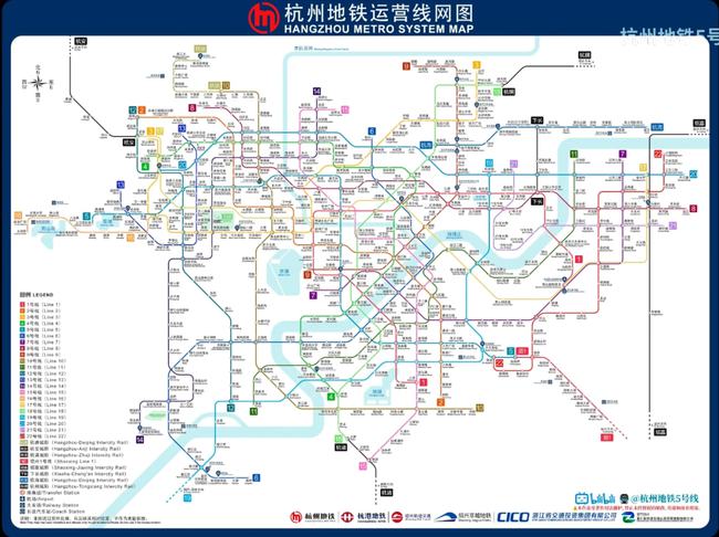杭州地铁最新规划图，城市脉络的变迁与成就感的源泉